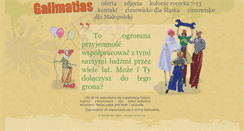 Desktop Screenshot of galimatias.com.pl
