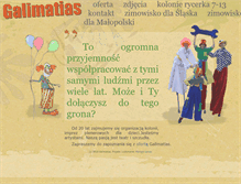 Tablet Screenshot of galimatias.com.pl